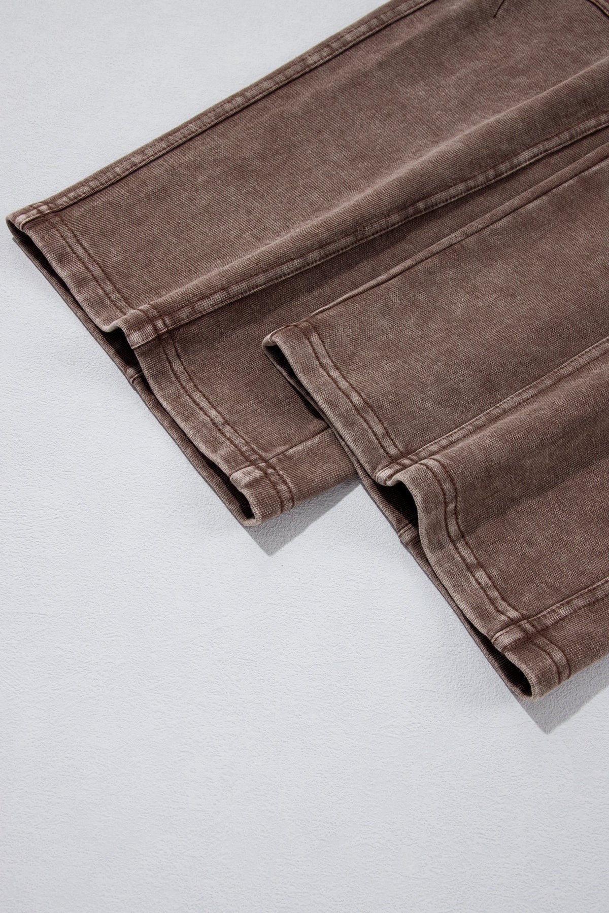 Lola Mineral Wash Seam Detail Elastic Waist Barrel Pants — additional view 7