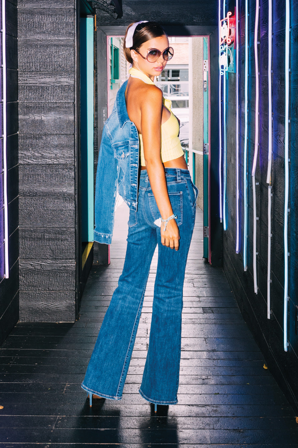 Stretchy Bootcut Jeans — additional view 2