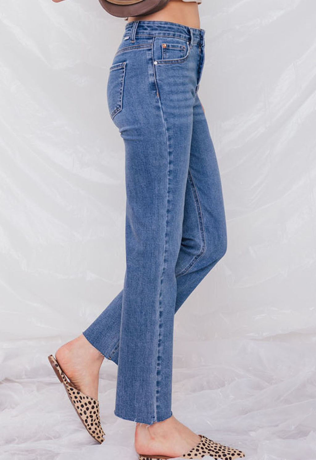High Rise Straight Jeans — additional view 2