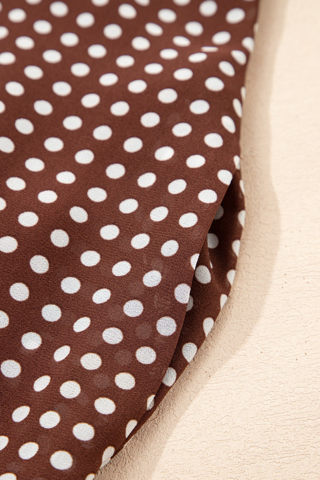 Polka Dot Backless Ruffle Tiered Maxi Dress — additional view 6