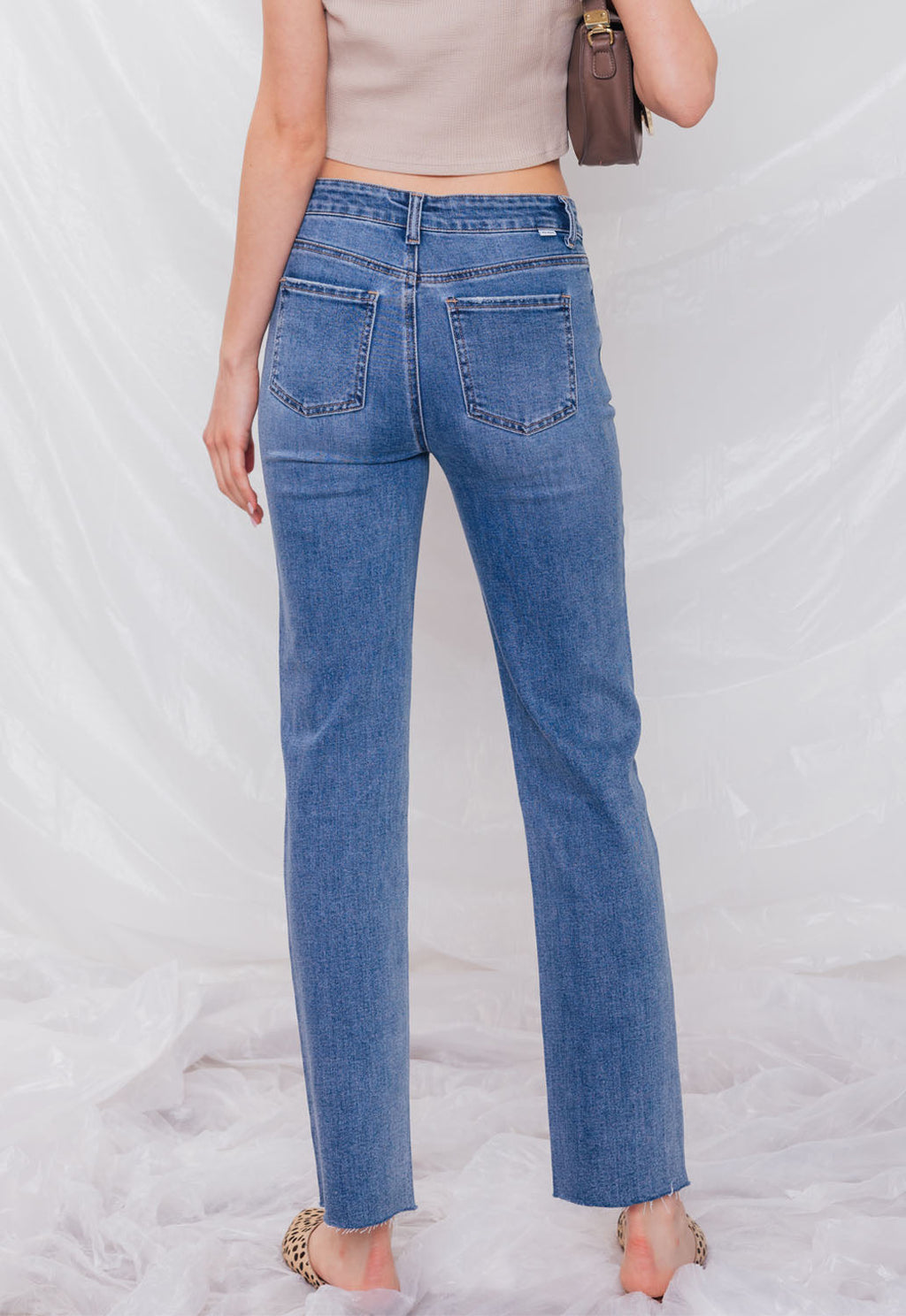 High Rise Straight Jeans — additional view 9