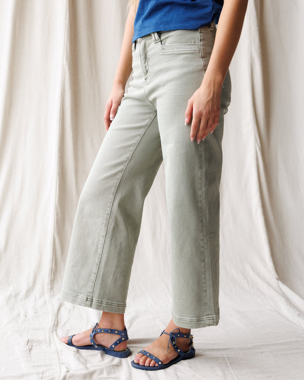 High-Rise Utility Crop Pants