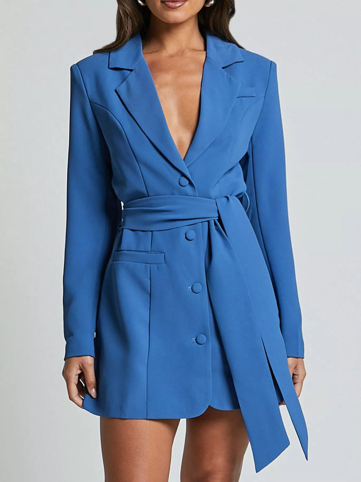 Belted Lapel Blazer — additional view 8