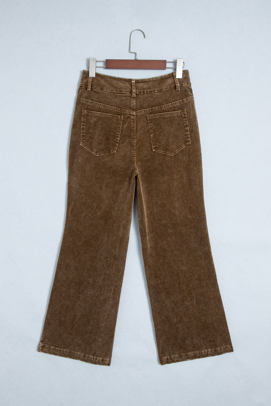 Solid Corduroy Mineral Washed Straight Leg Pants — additional view 3