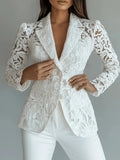 Floral Lace Blazer