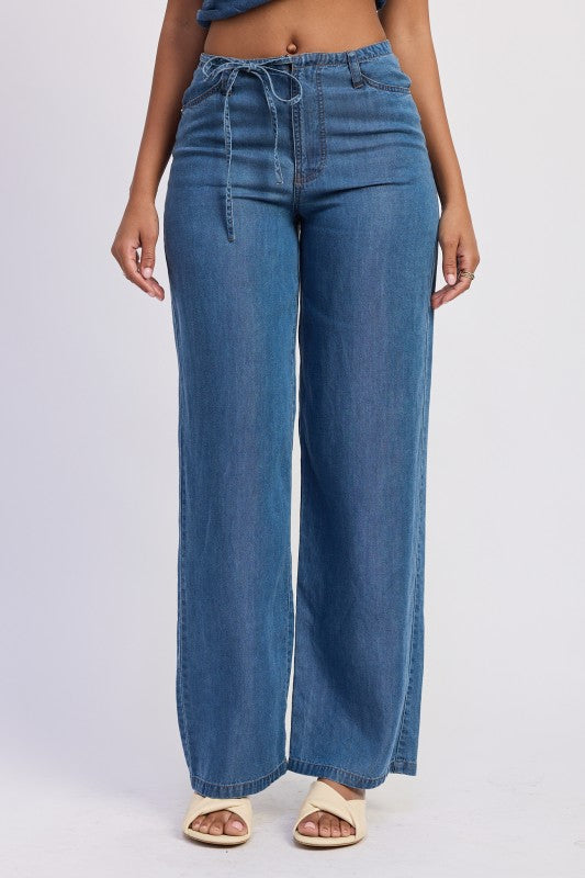 Waverly Wide-Leg Lyocell Pants — additional view 4