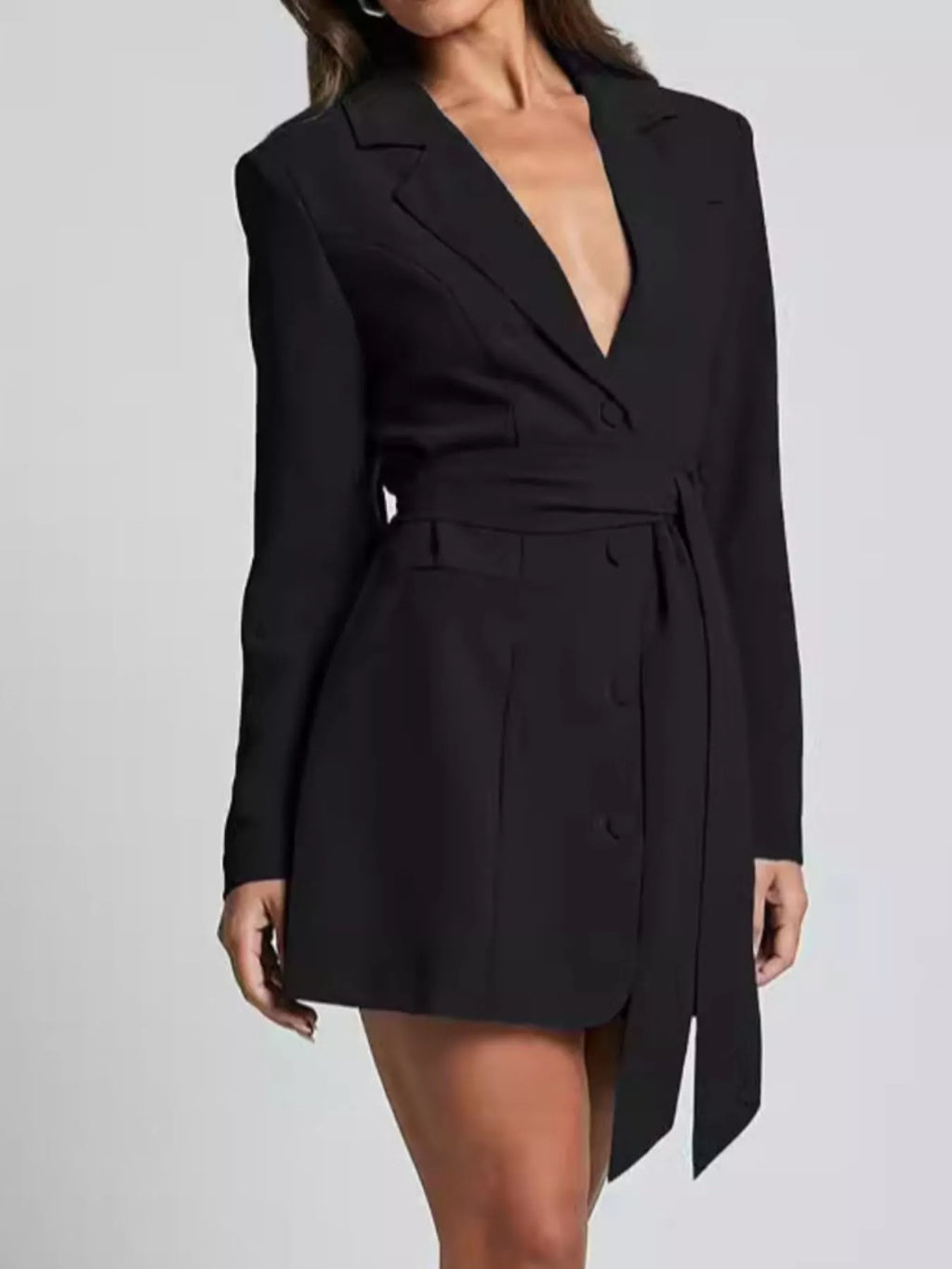Belted Lapel Blazer — additional view 5