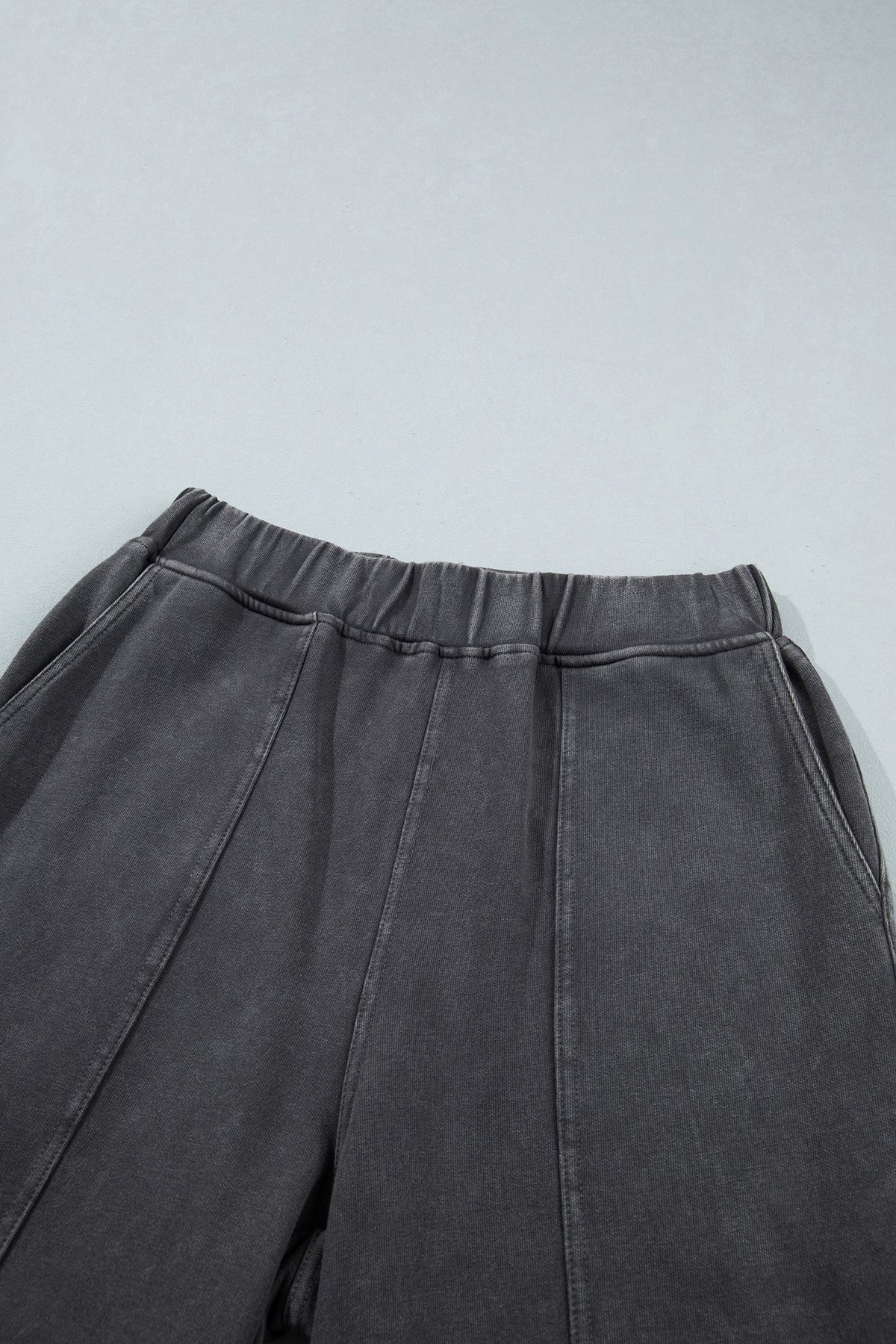 Lola Mineral Wash Seam Detail Elastic Waist Barrel Pants — additional view 17
