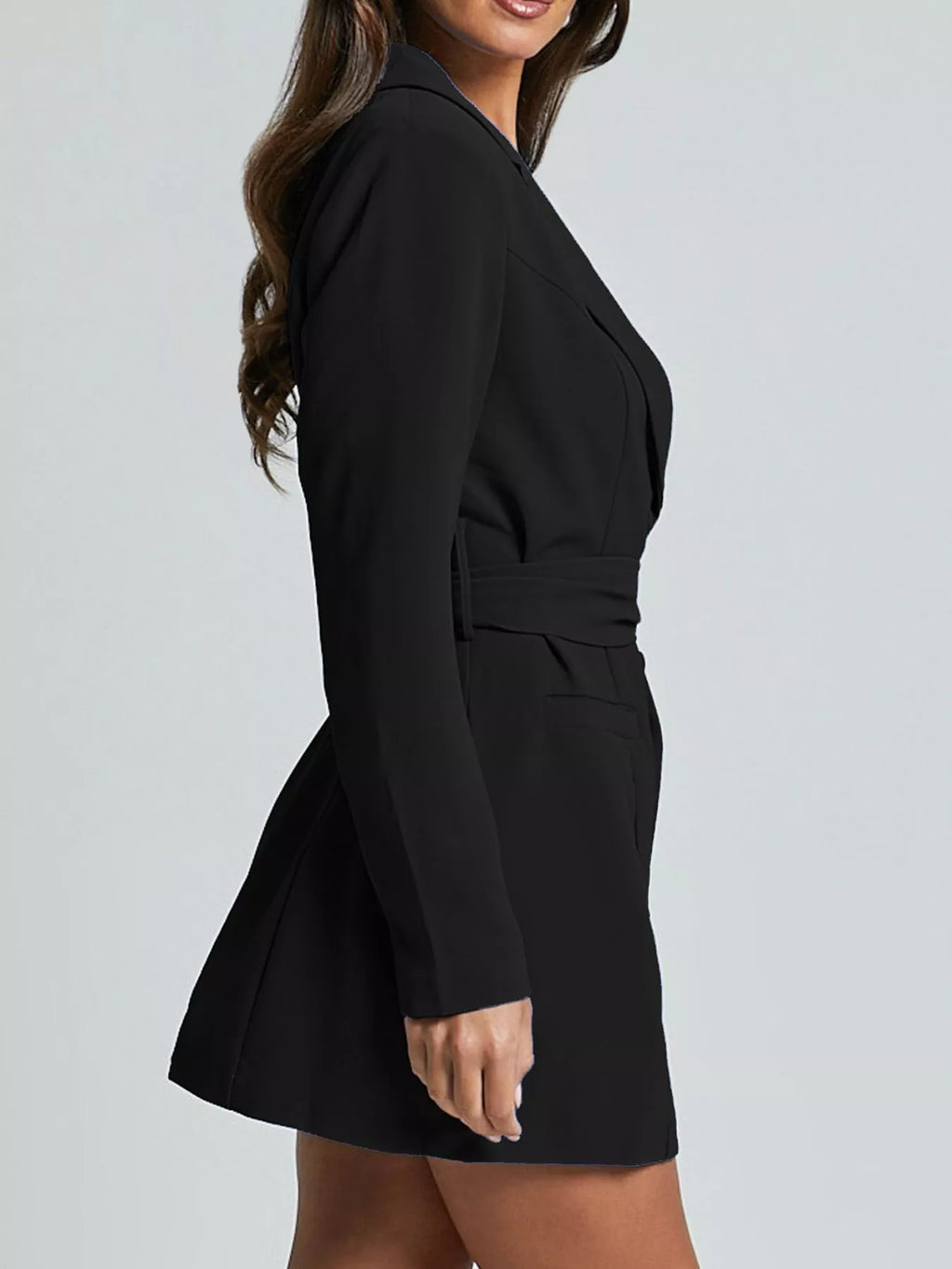 Belted Lapel Blazer — additional view 3