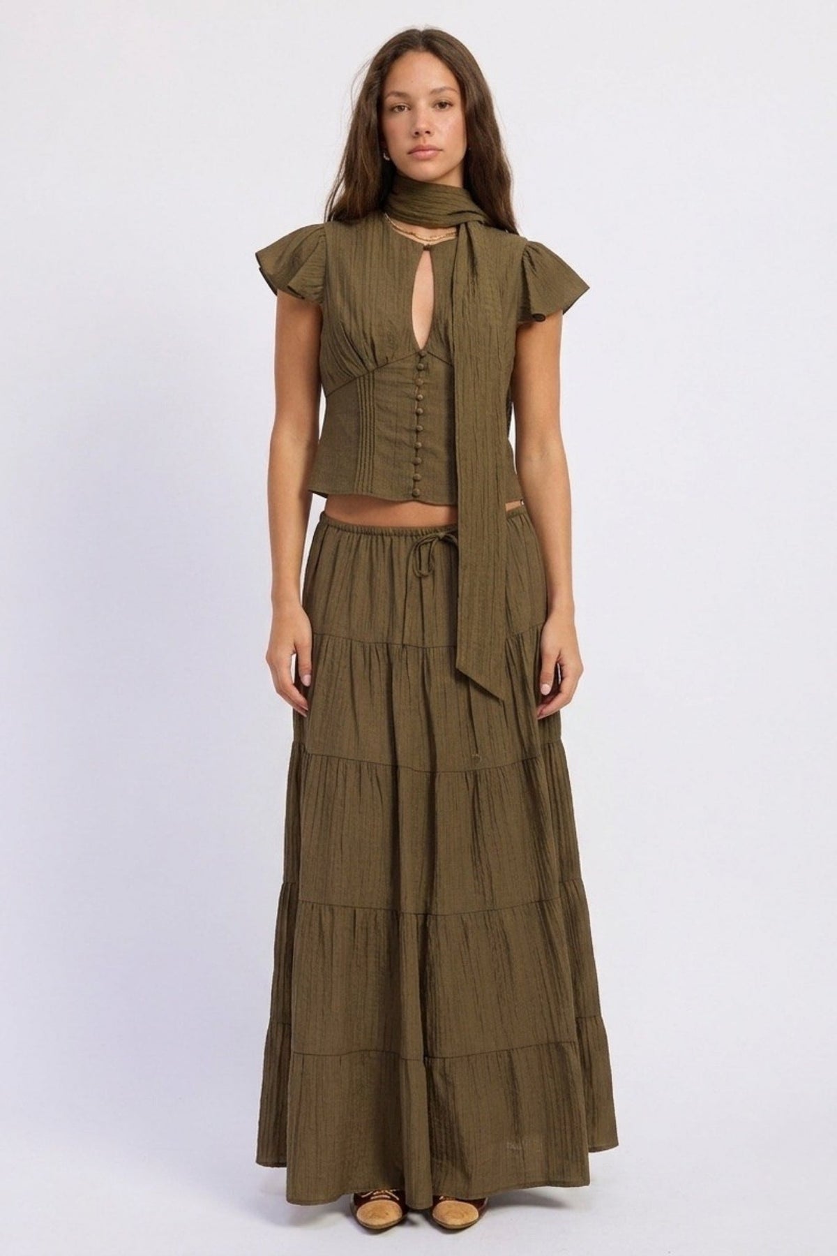 Lumina Scarf Blouse