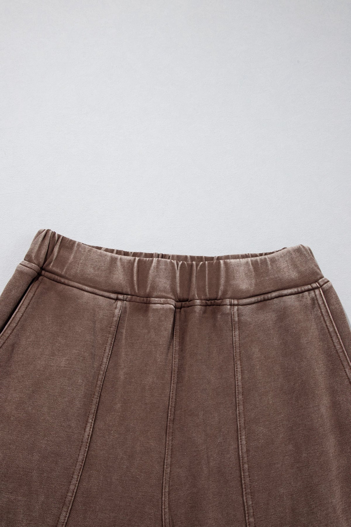 Lola Mineral Wash Seam Detail Elastic Waist Barrel Pants — additional view 10