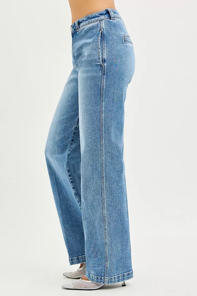 Slouchy Straight Jeans
