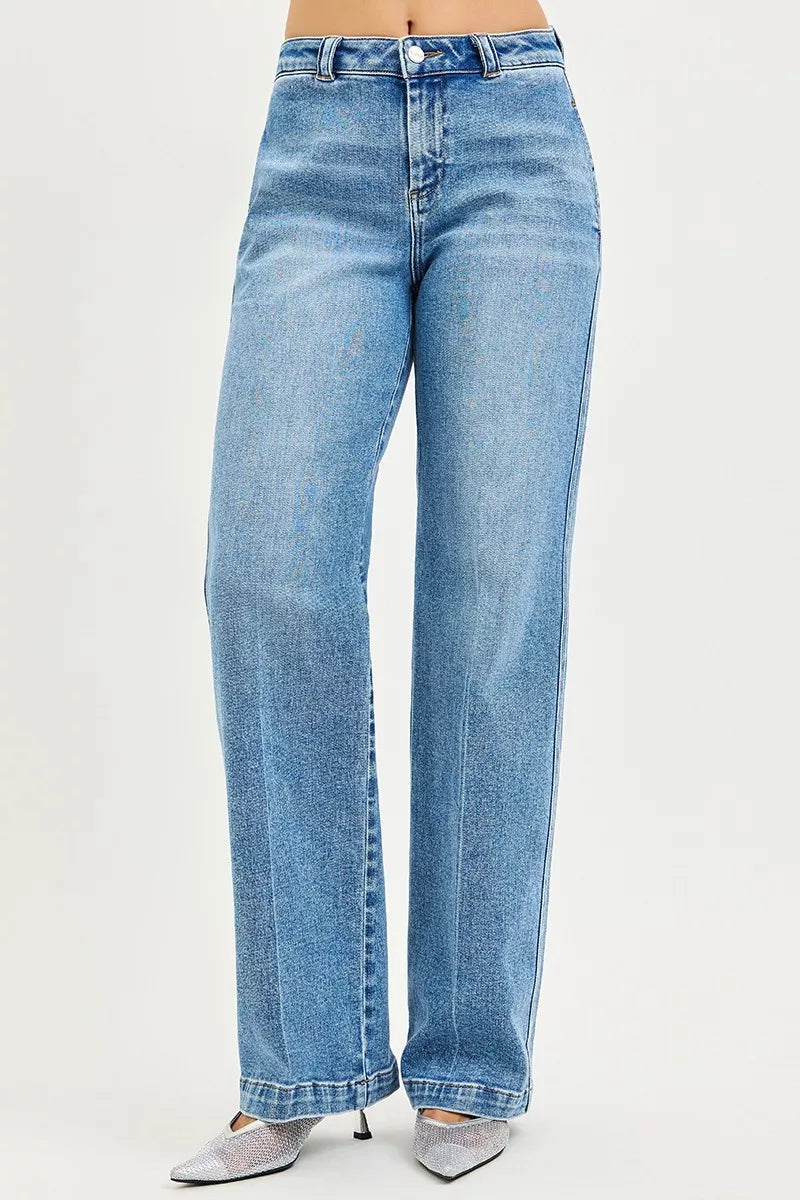 Slouchy Straight Jeans