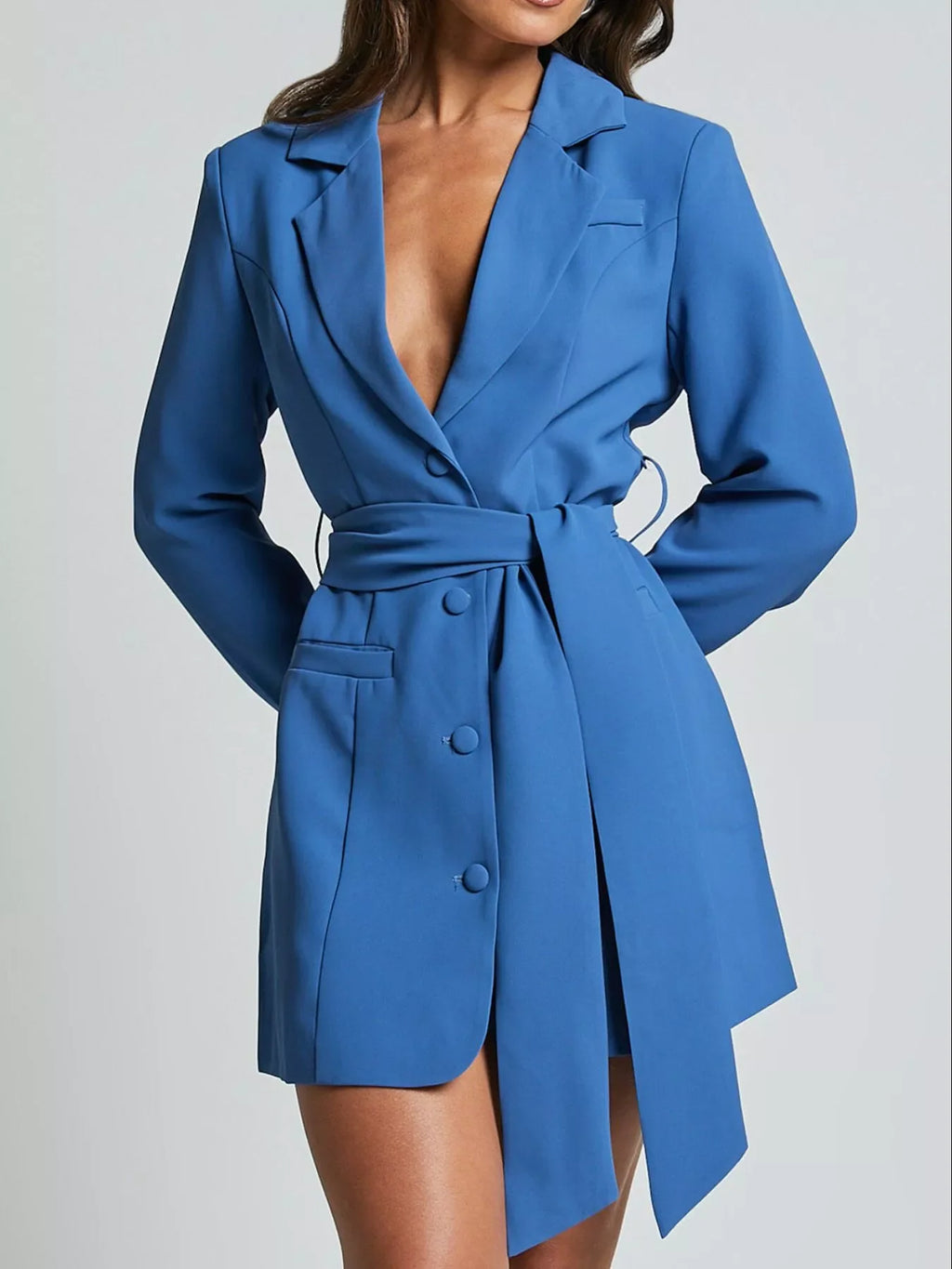 Belted Lapel Blazer — additional view 7