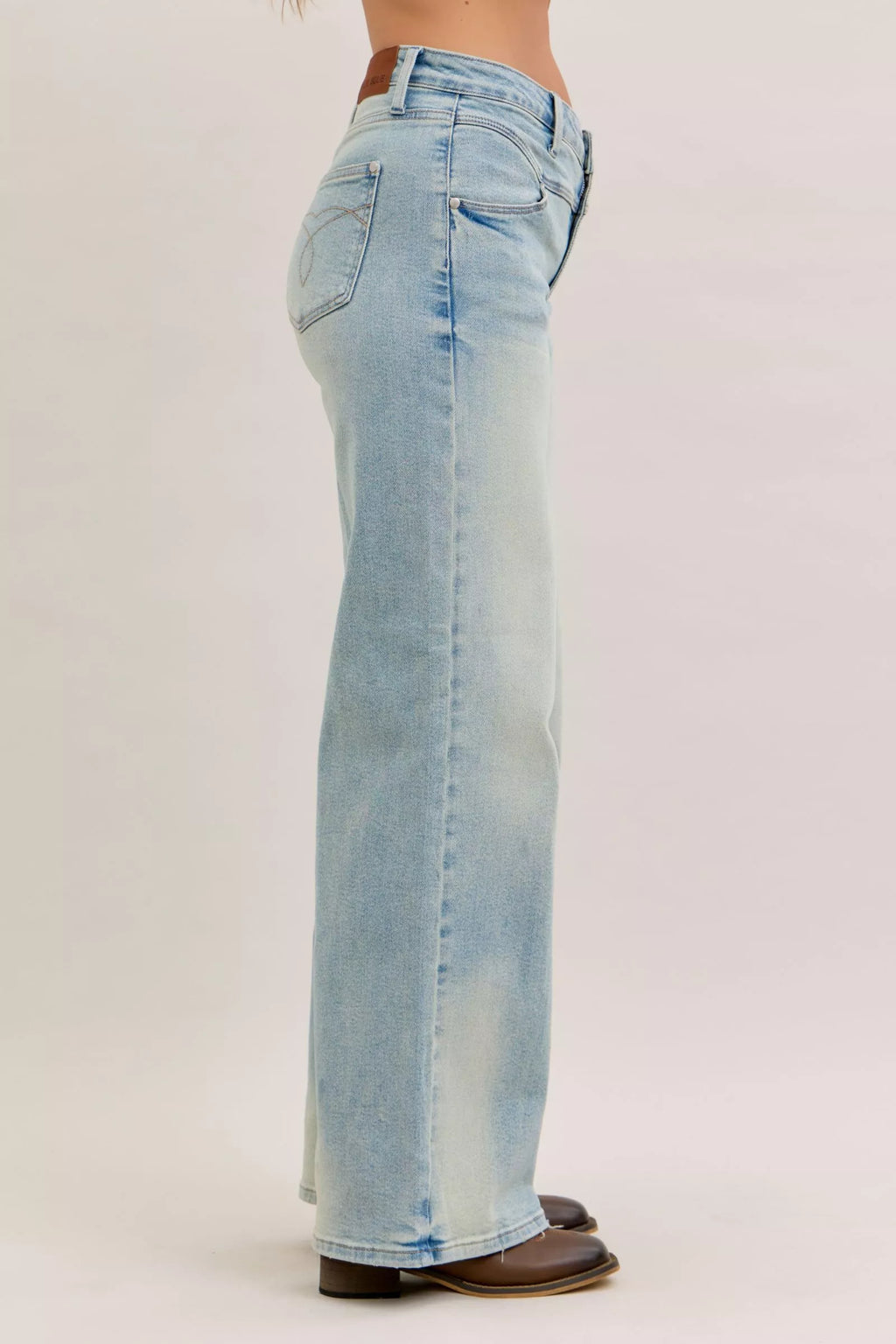 High-Waist Column Jeans — additional view 2