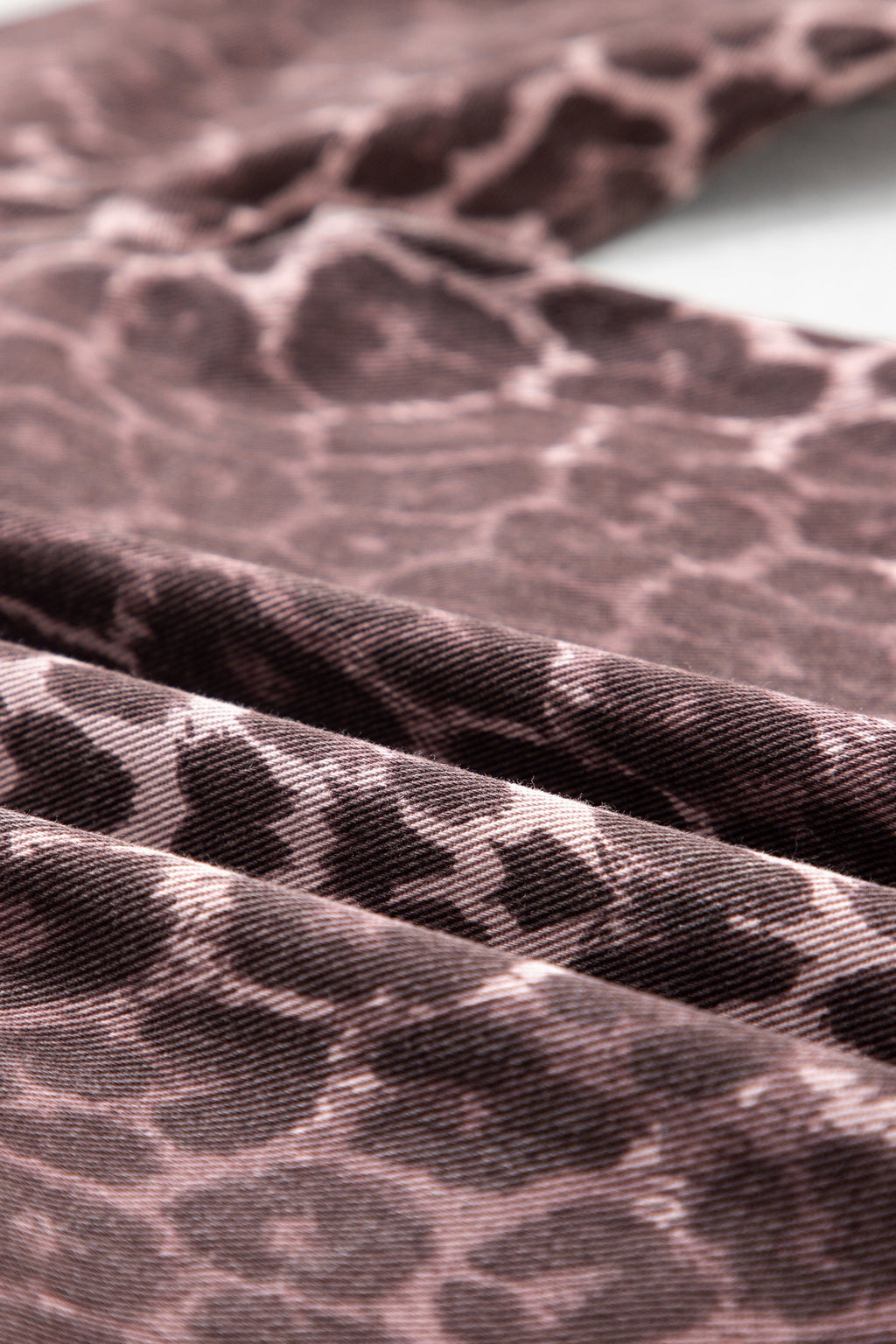Leopard Denim Patch Pocket Oversized Jacket — additional view 5