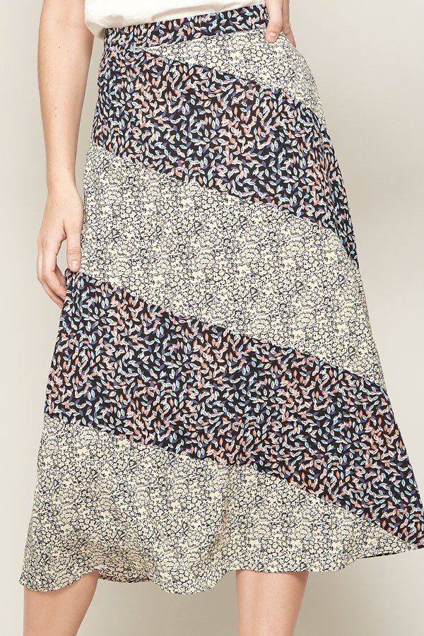 Floral Panel Midi Skirt — additional view 7
