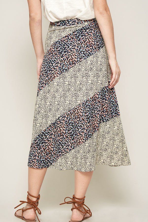 Floral Panel Midi Skirt — additional view 8