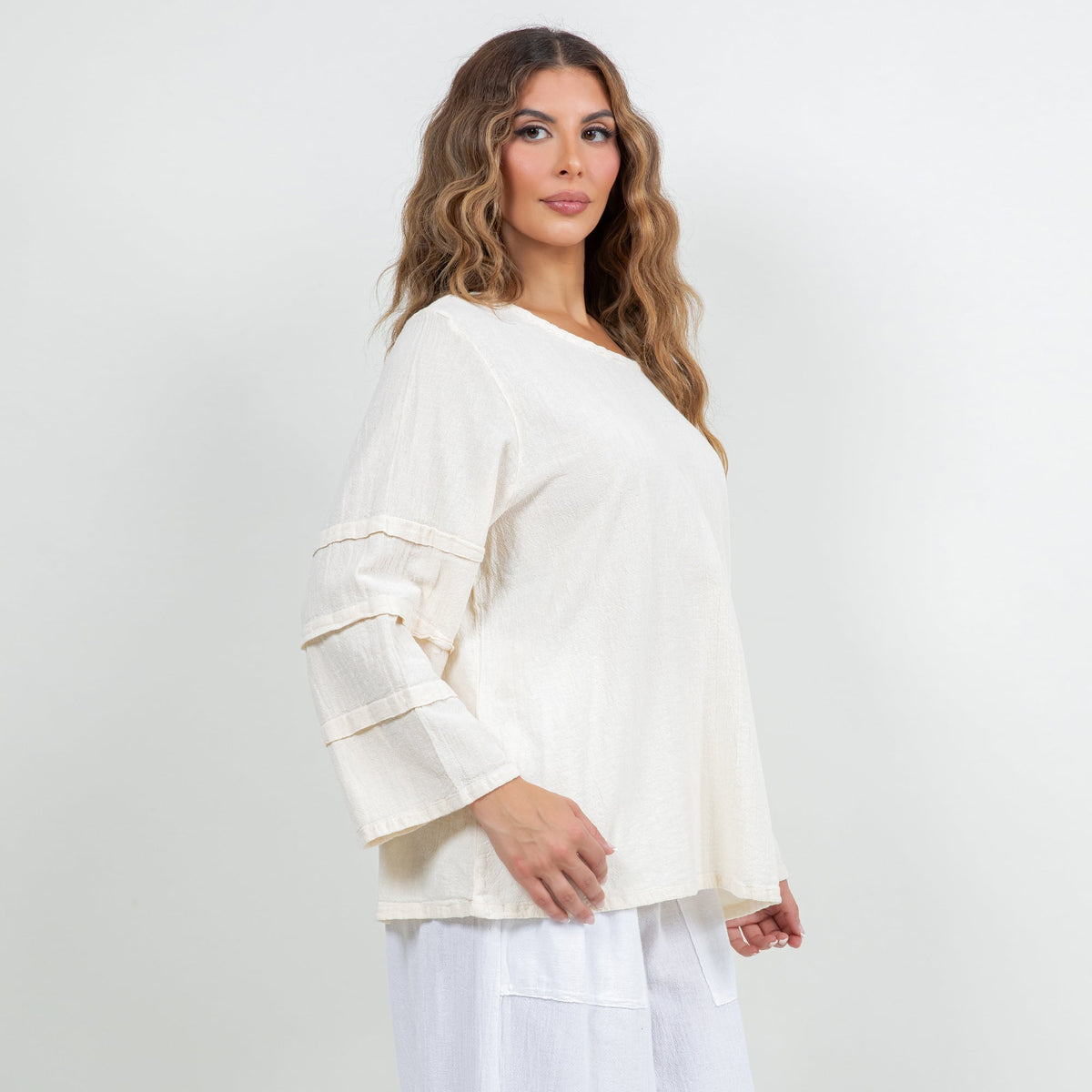 Sabrina Cotton Gauze Top — additional view 6