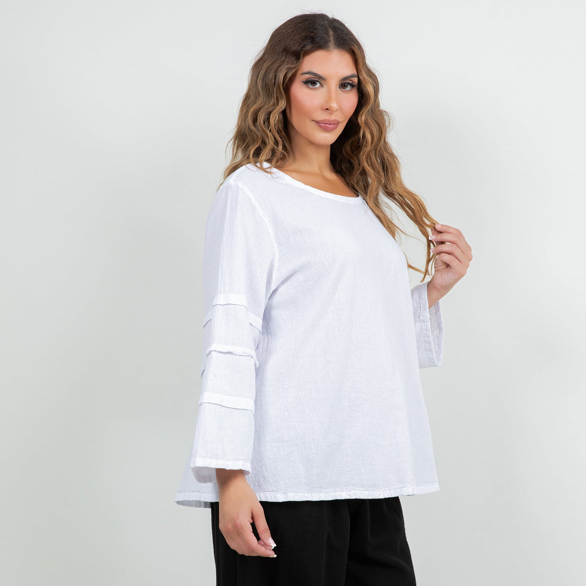 Sabrina Cotton Gauze Top — additional view 13