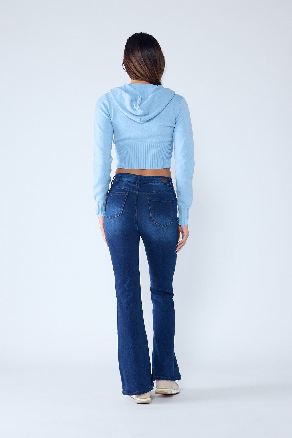 Super High Rise 5-Pocket Flare Jeans — additional view 3