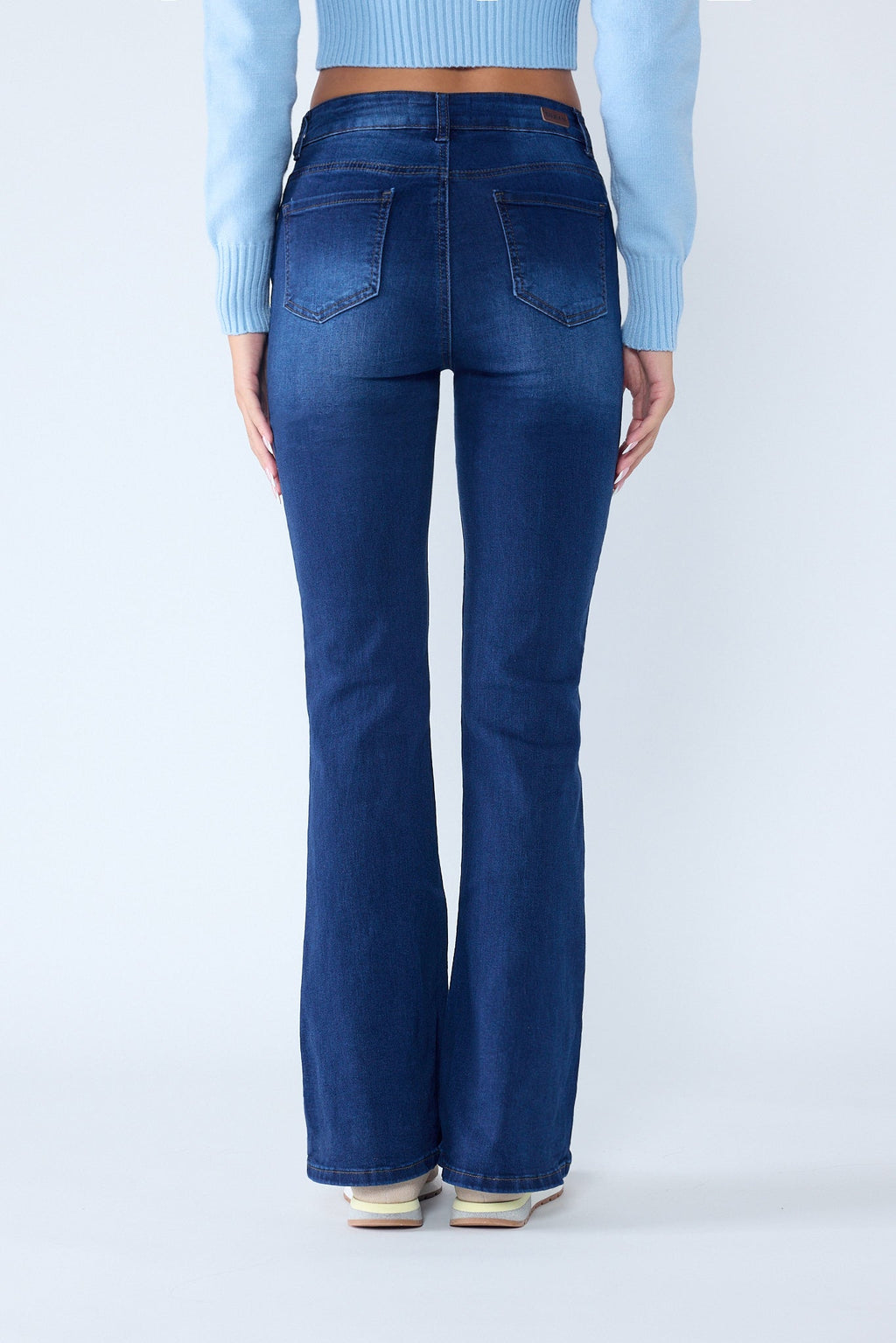 Super High Rise 5-Pocket Flare Jeans — additional view 4