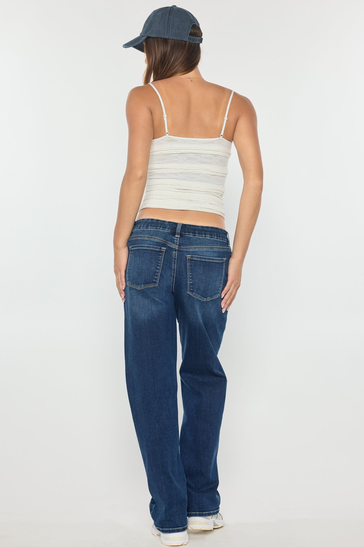Mid Waist Loose Straight Jeans — additional view 9
