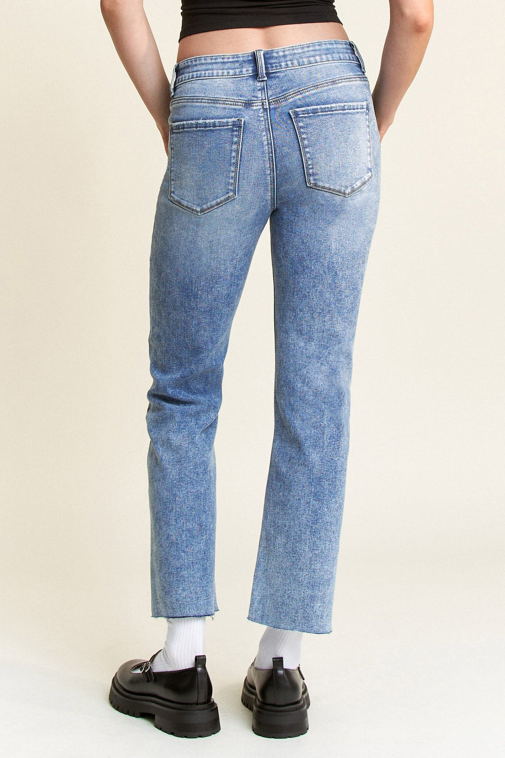 High Rise Classic Straight Jeans — additional view 2
