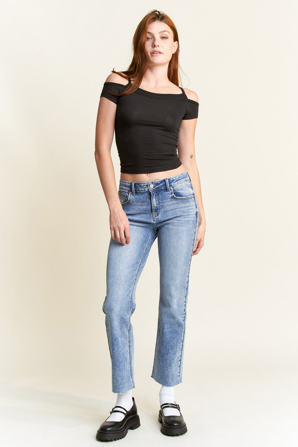 High Rise Classic Straight Jeans — additional view 6