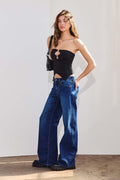 High Rise Wide Leg Jeans — additional view 3