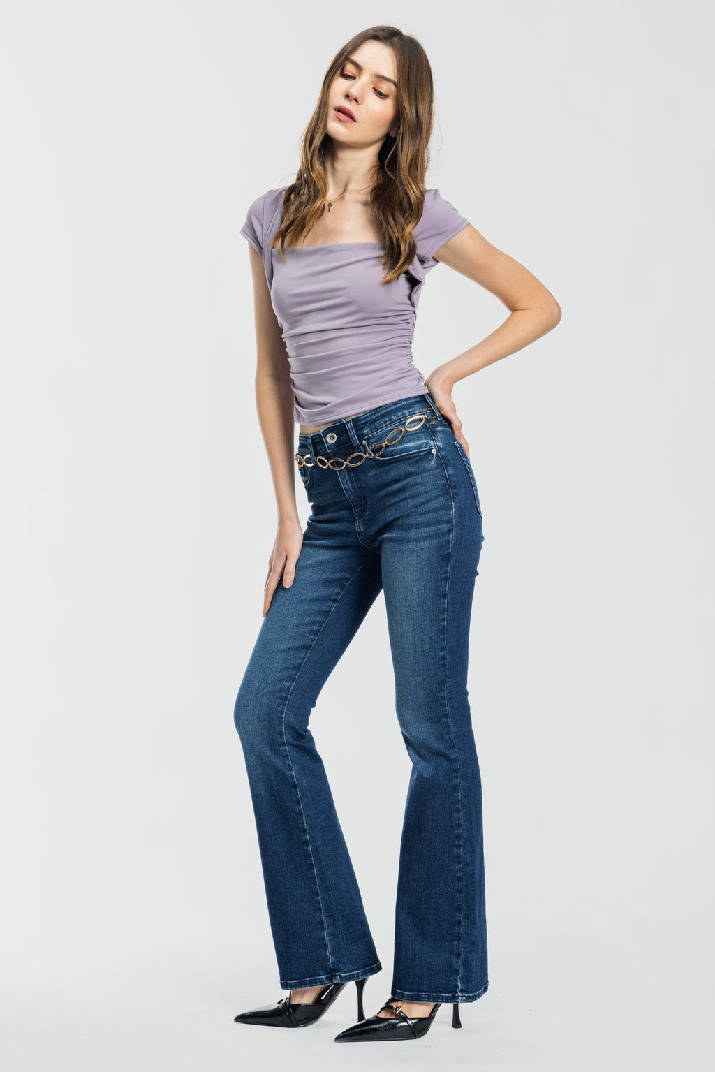 Stitched Bootcut Jeans — additional view 3