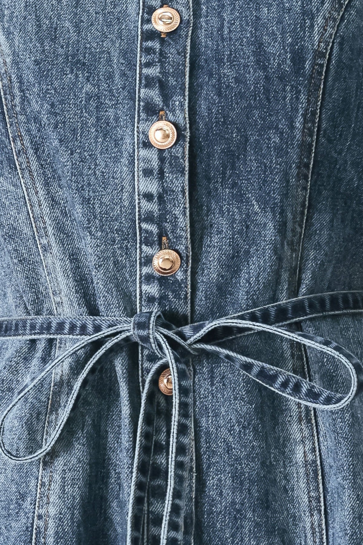 POWER IN DENIM MINI DRESS — additional view 7