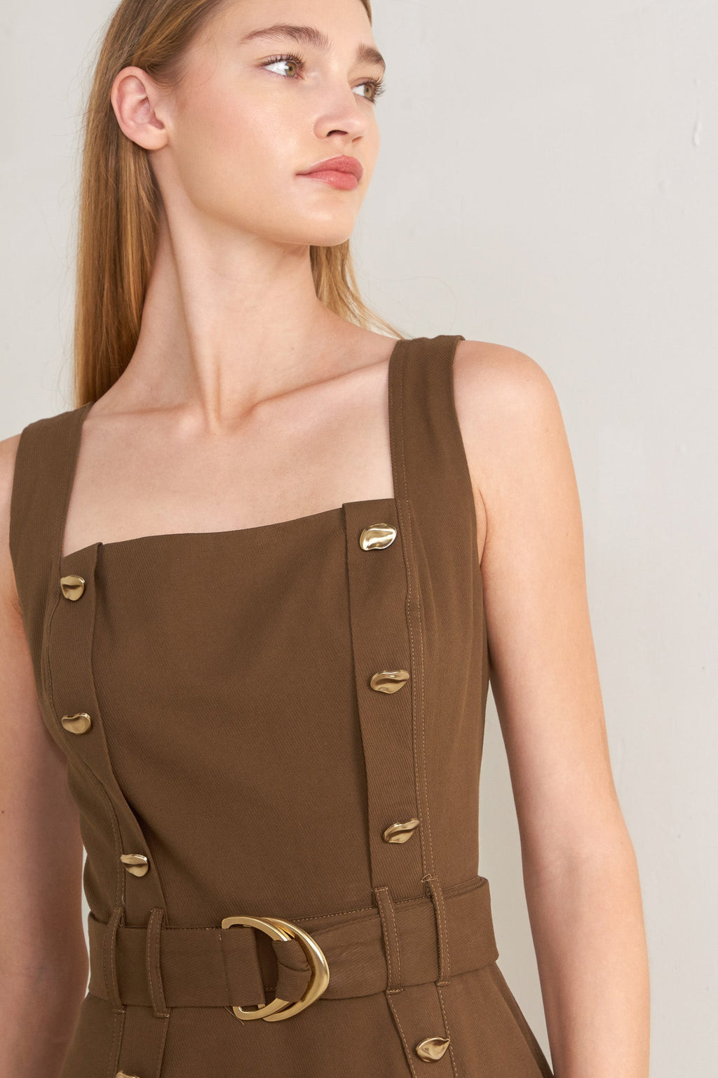 SWEET SIENNA WOVEN MIDI DRESS — additional view 4