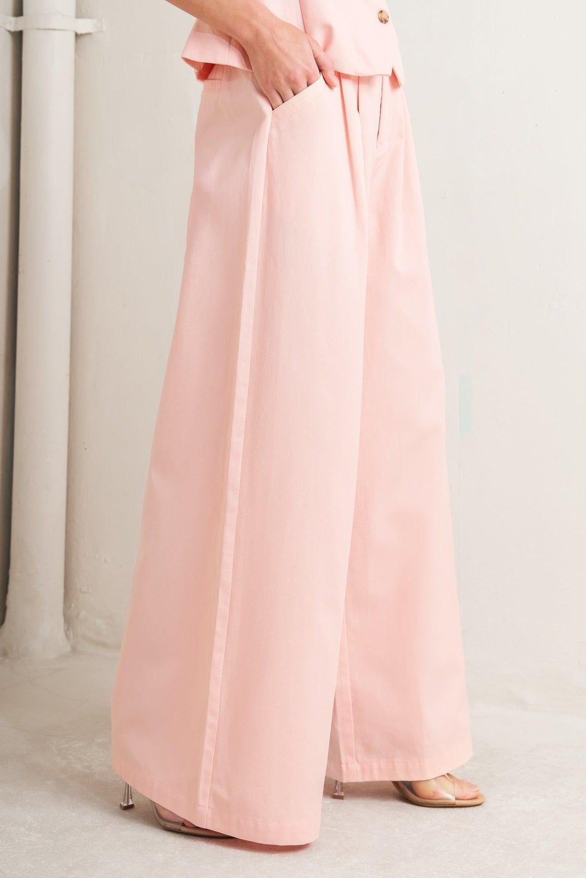 Pleated Buckle-Detail Pants — additional view 10