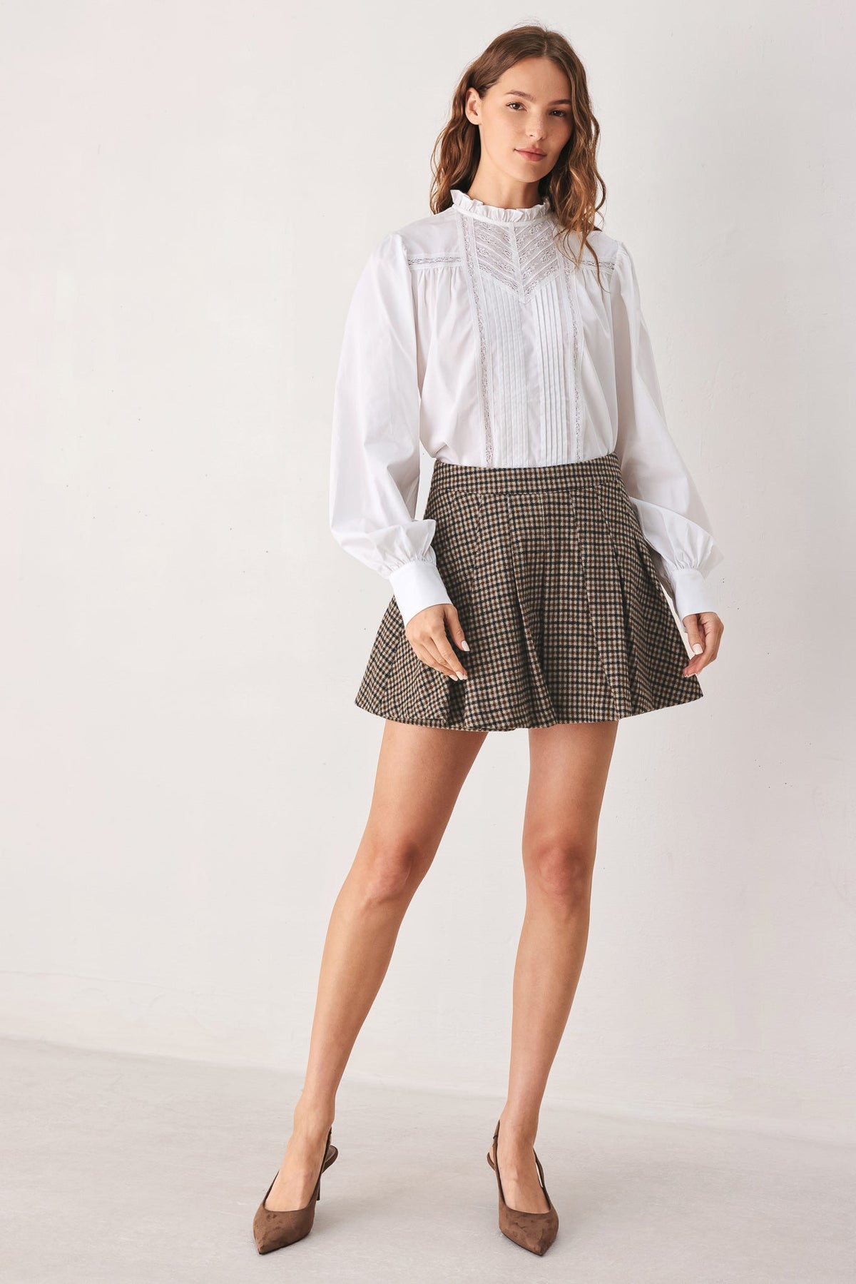 TWEED ACADEMY WOVEN SKORT