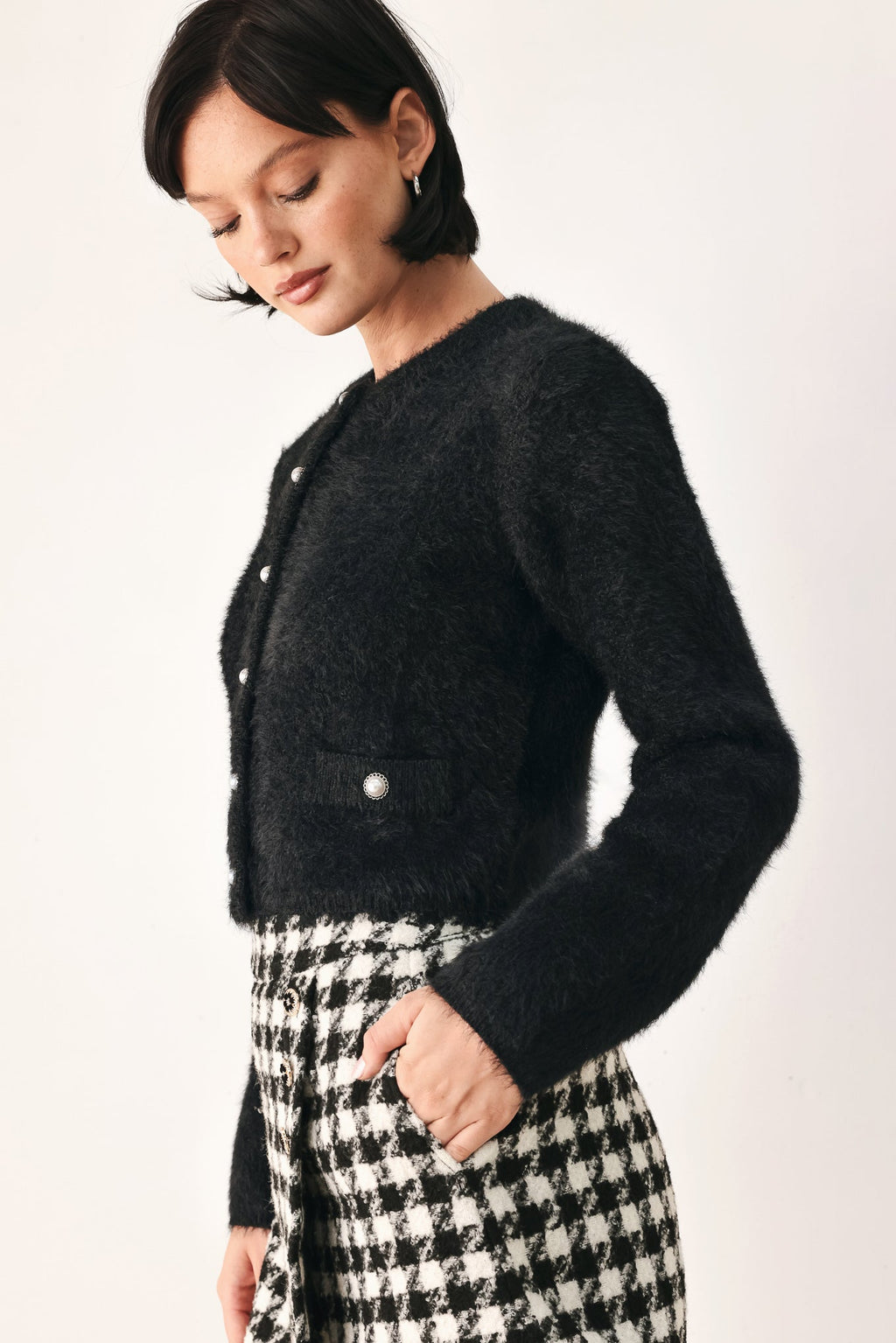 POLISHED MOMENTS CROPPED CARDIGAN — additional view 7