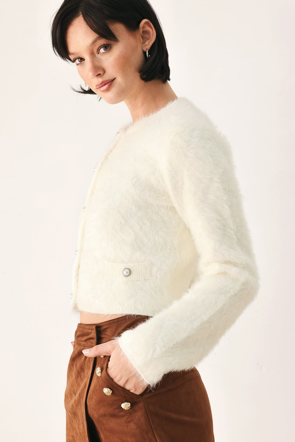 POLISHED MOMENTS CROPPED CARDIGAN — additional view 13