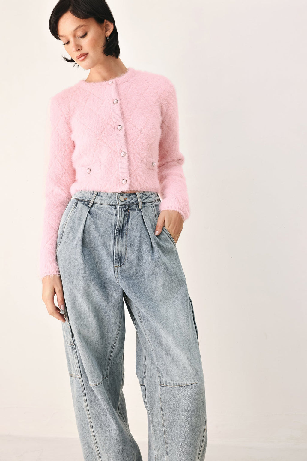 POLISHED MOMENTS CROPPED CARDIGAN — additional view 3