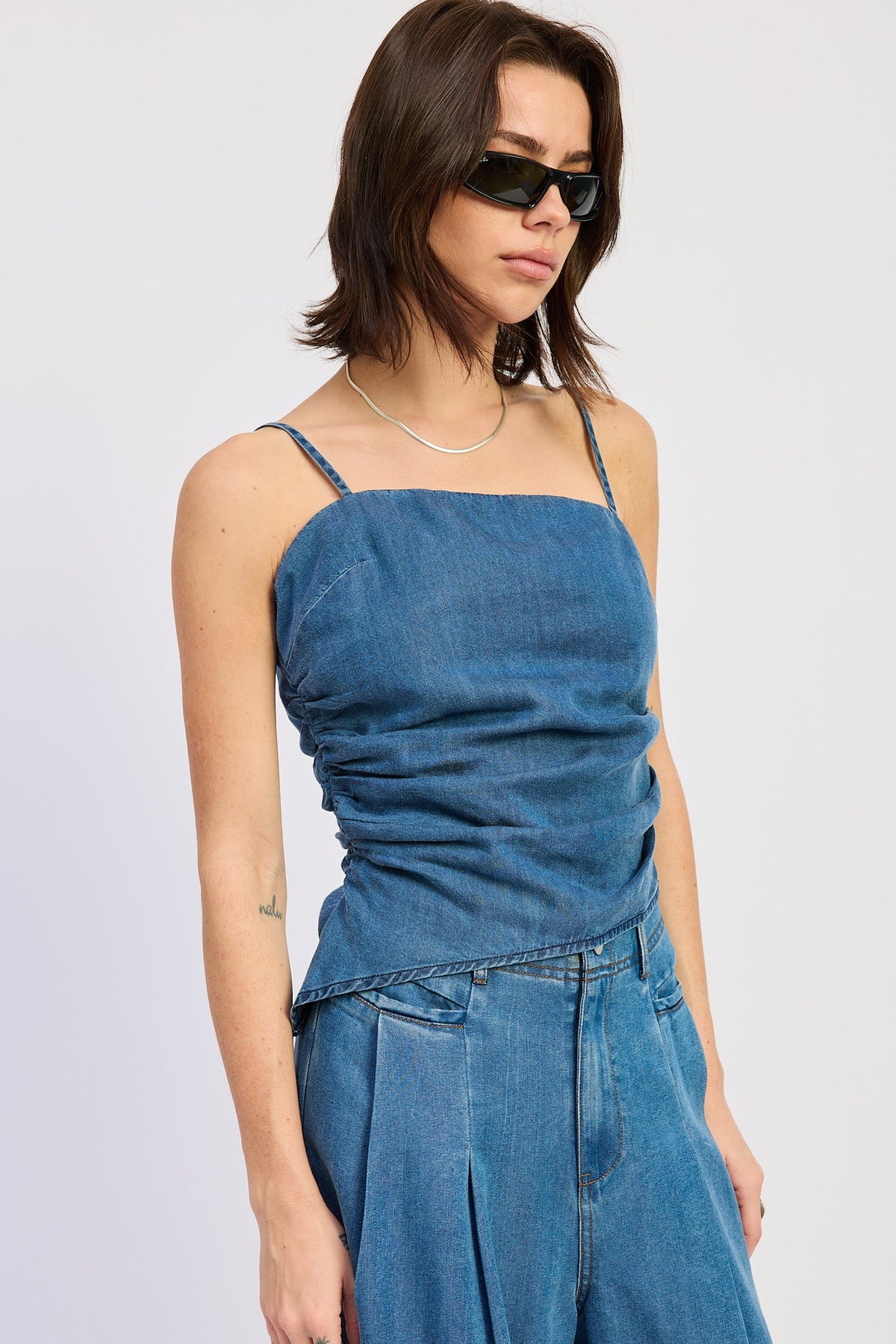 Dakota Asymmetrical Lyocell Top