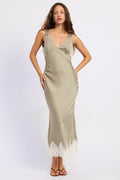 Emery Lace-Detail Midi Dress
