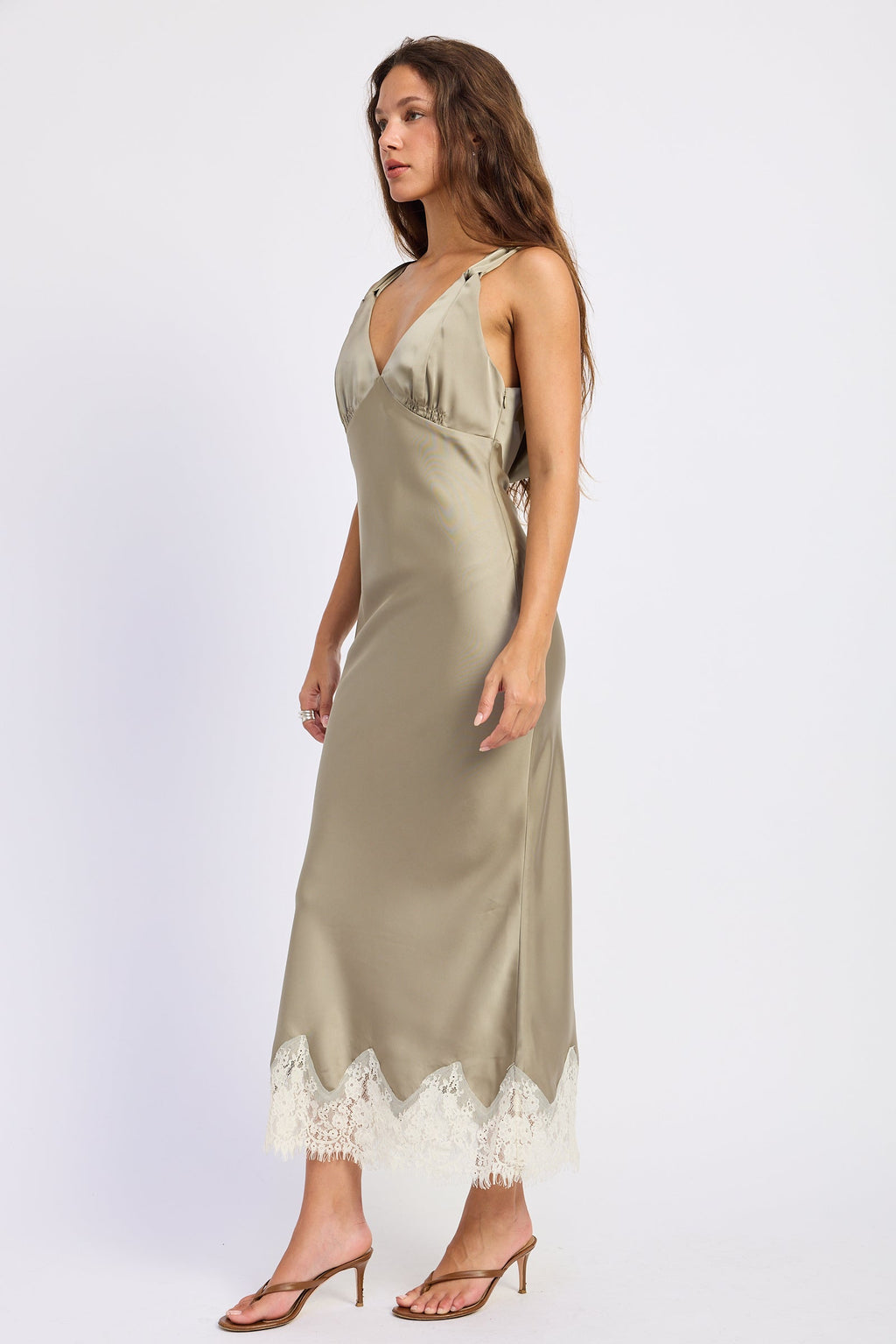 Emery Lace-Detail Midi Dress — additional view 2