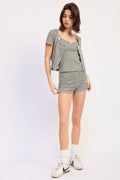 Vivia Gingham Knit Top — additional view 4
