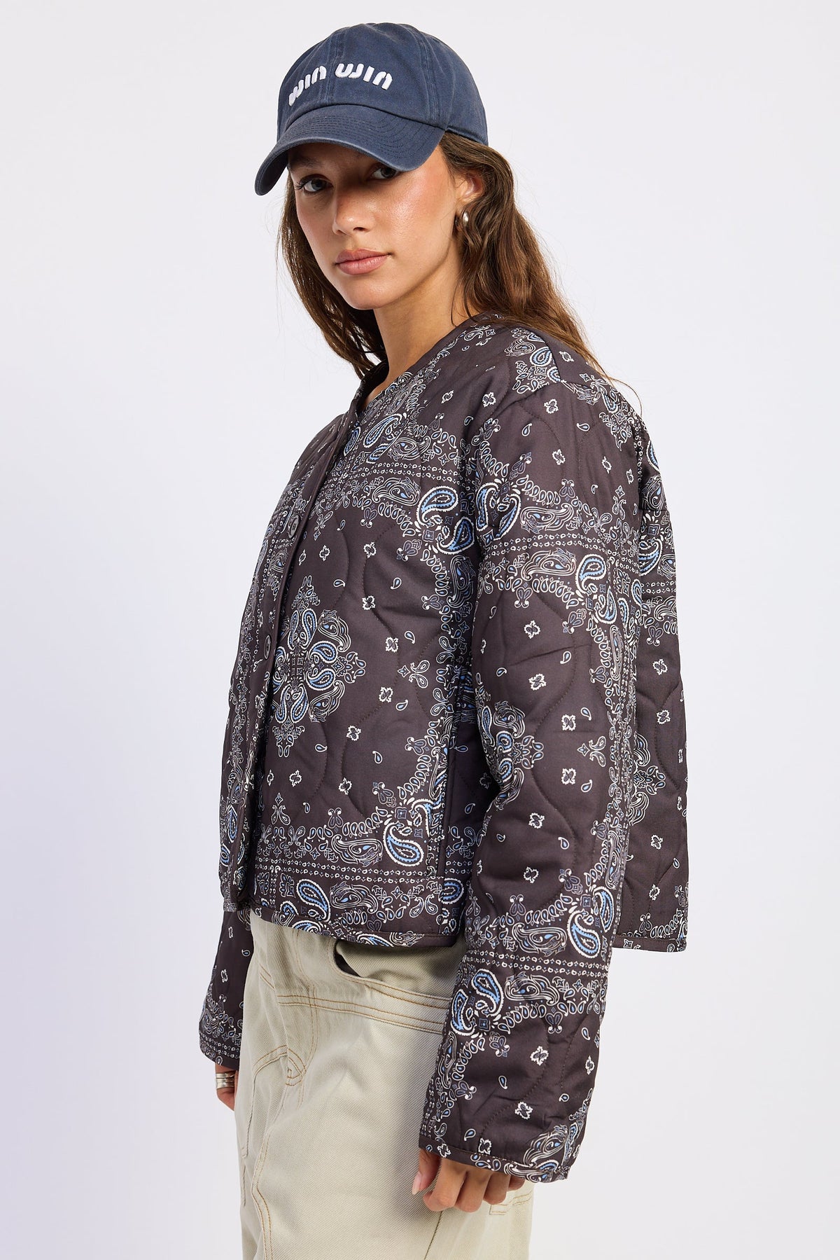 Penelope Quilted Paisley Jacket