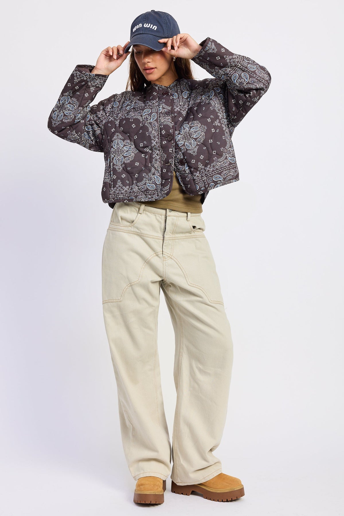 Penelope Quilted Paisley Jacket