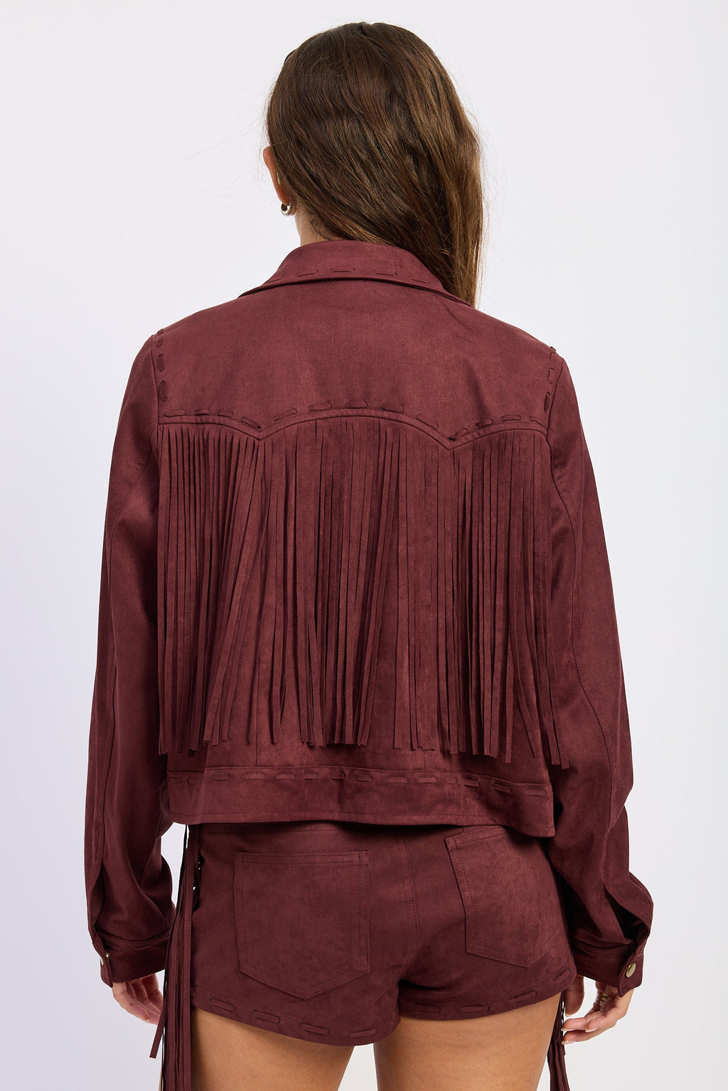 Xenia Cropped Textured Jacket — additional view 3