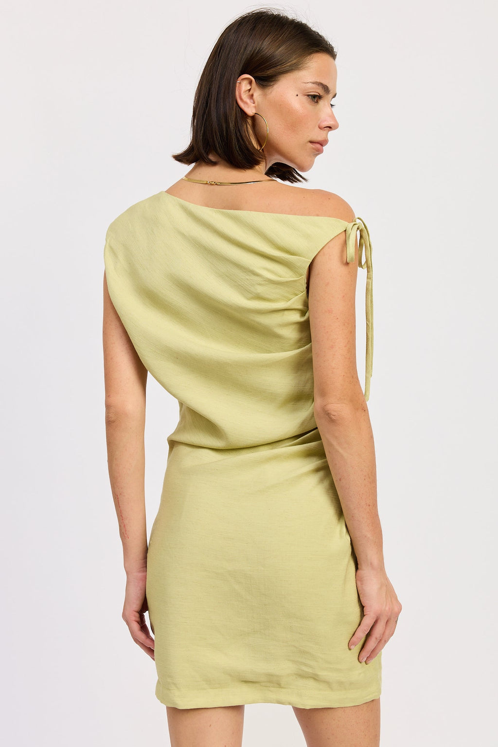 Riven Side-Tie Mini Dress — additional view 3