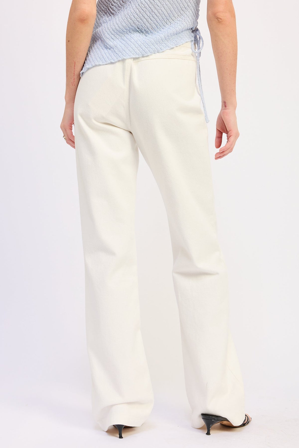 Celandine Belted Cotton Pants