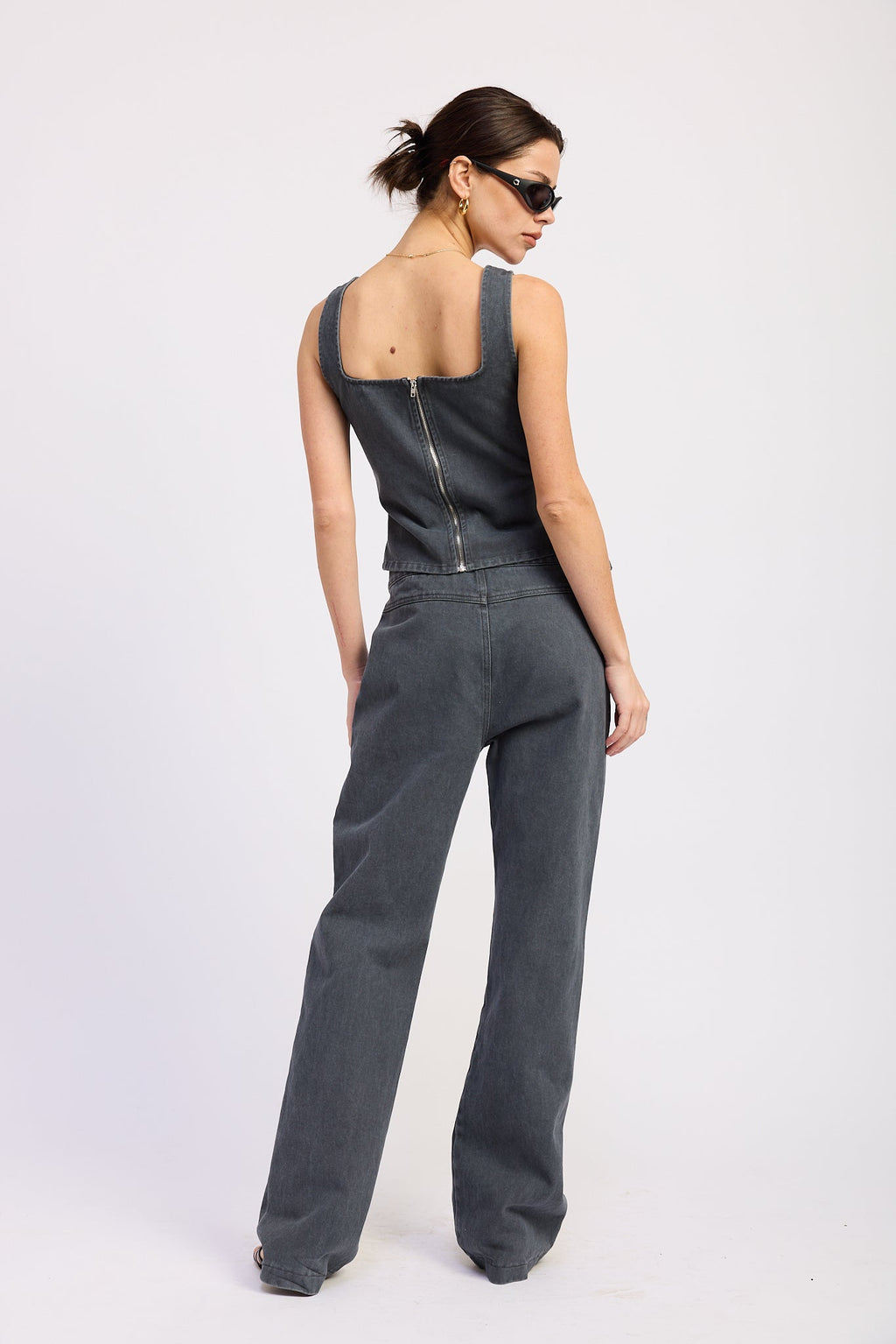 Celandine Belted Cotton Pants — additional view 3