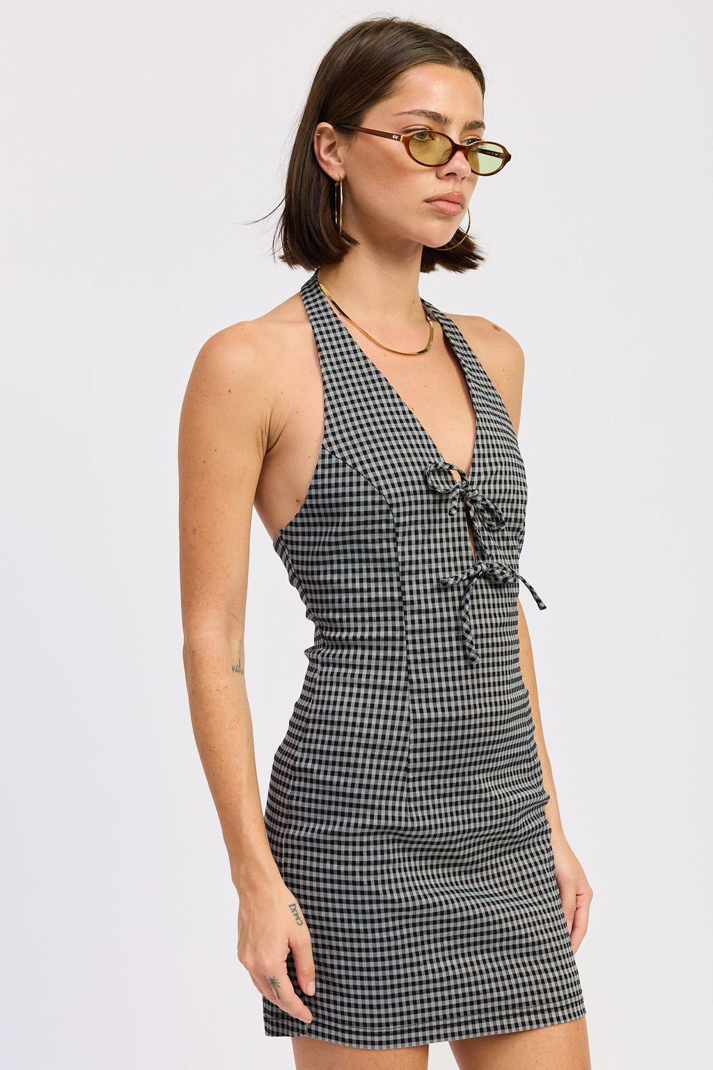 Lucienne Halter Mini Dress — additional view 2