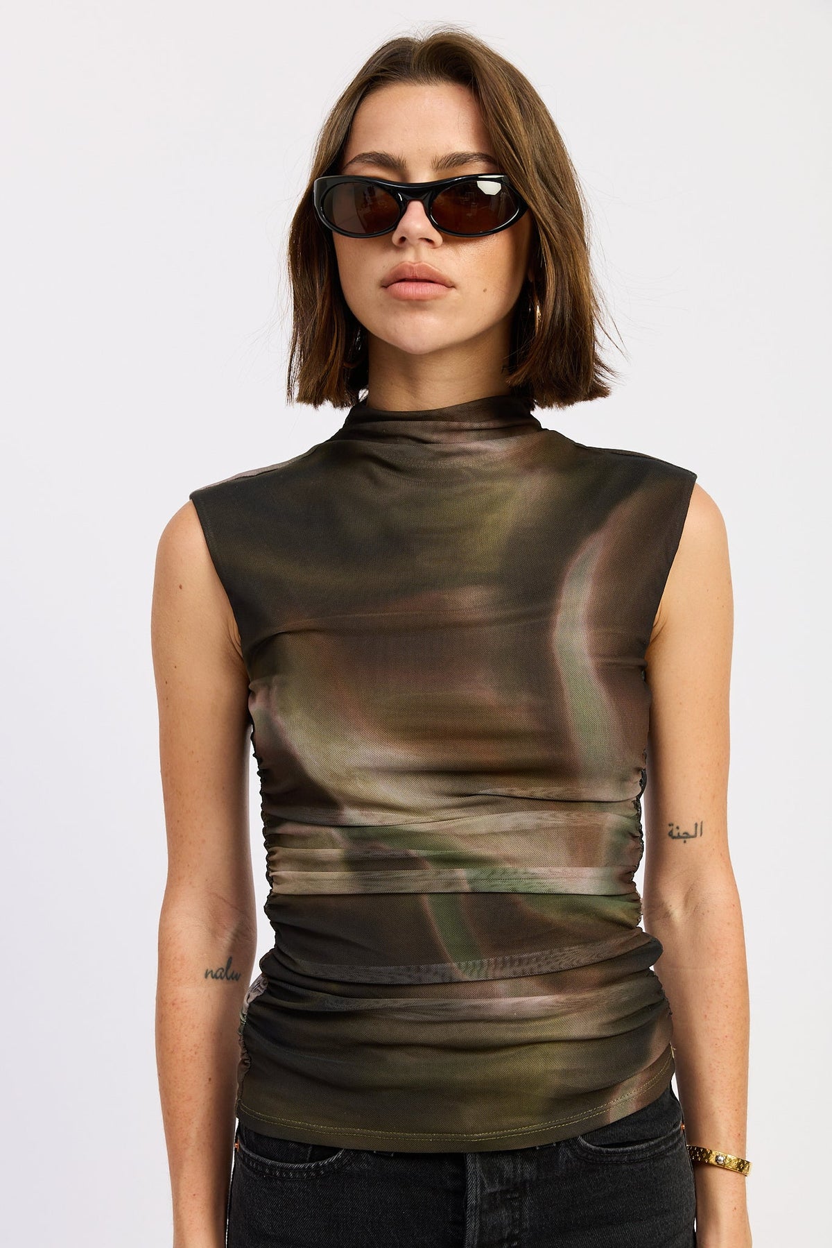 Zafira Mesh Top